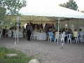 Wedding pcitures - outdoor tables with guests